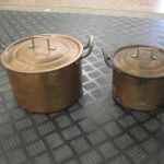 583 1831 COPPER SAUCEPANS